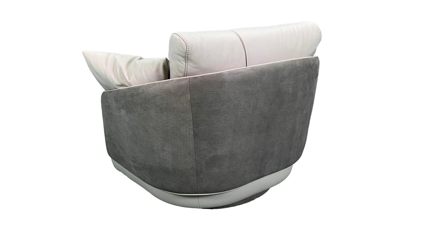 Gamma Space living room upholstered swivel chair