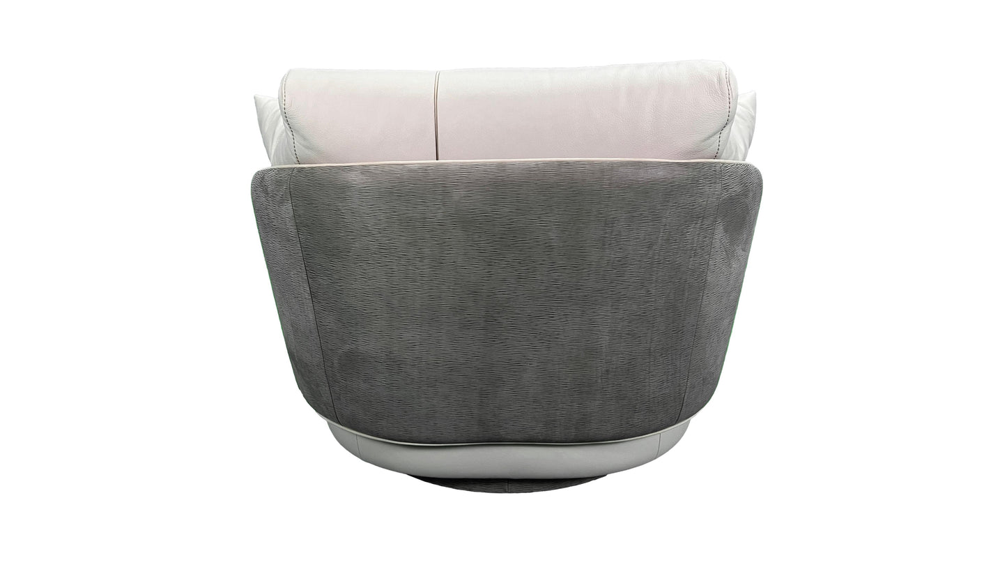 Gamma Space living room upholstered swivel chair