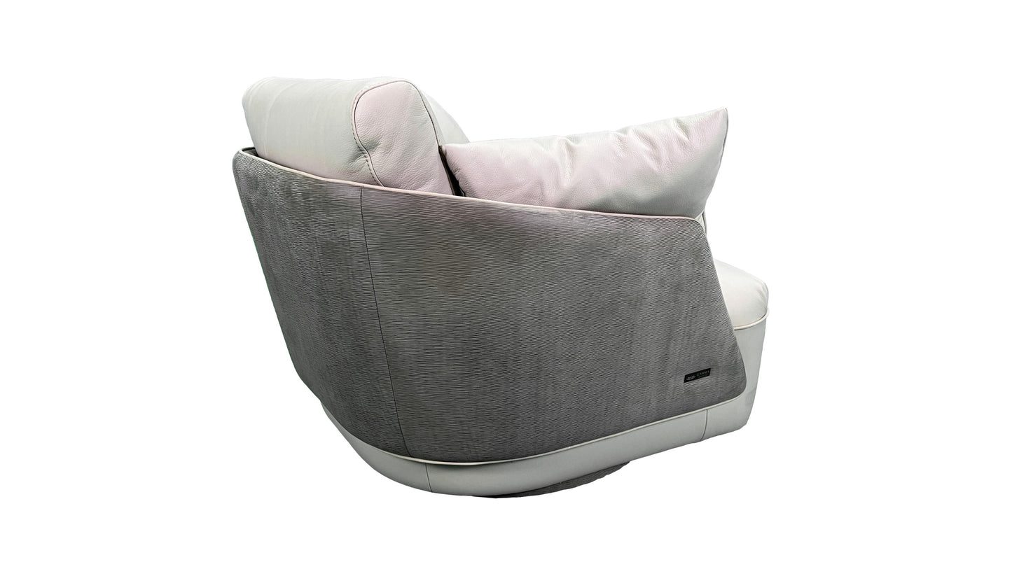 Gamma Space living room upholstered swivel chair