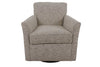 the HF Custom  transitional Paddy living room upholstered swivel chair is available in Edmonton at McElherans Furniture + Design