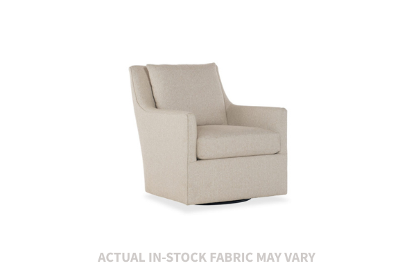 HF Custom Roake living room upholstered swivel chair