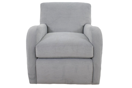 the HF Custom Penn 1665 living room upholstered swivel chair is available in Edmonton at McElherans Furniture + Design