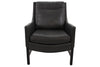 the Hancock & Moore  transitional Maverick living room leather upholstered chair is available in Edmonton at McElherans Furniture + Design