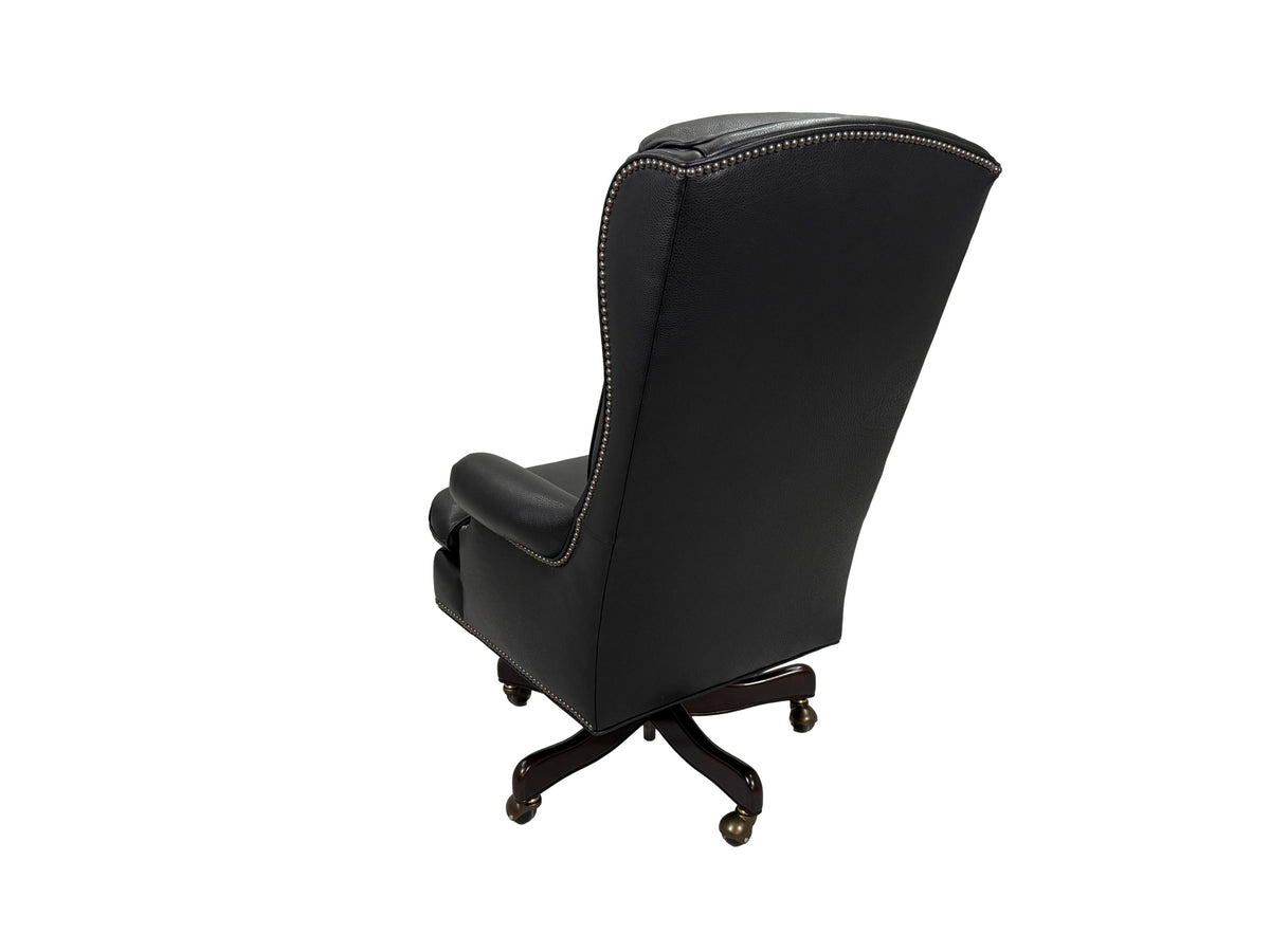 the Hancock & Moore Freeman home office desk chair is available in Edmonton at McElherans Furniture + Design