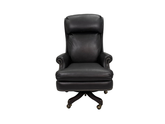 the Hancock & Moore Freeman home office desk chair is available in Edmonton at McElherans Furniture + Design