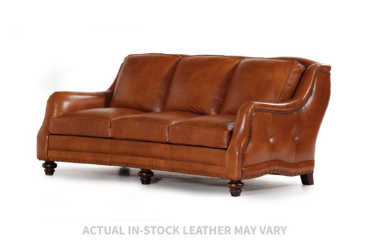 the Hancock & Moore Town & Country Sundance 4716 living room leather sofa is available in Edmonton at McElherans Furniture + Design