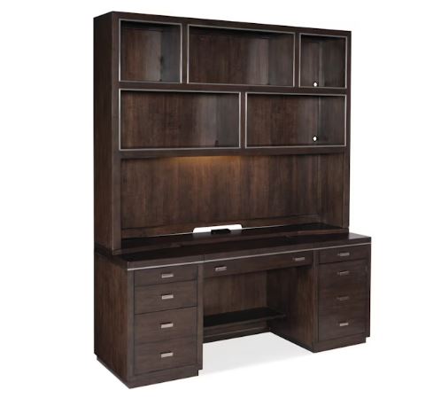 the House Blend credenza & hutch is available in Edmonton at McElherans Furniture + Design