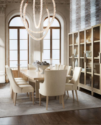 the Hooker Furniture Westwood 6133-75200-80 dining room table is available in Edmonton at McElherans Furniture + Design