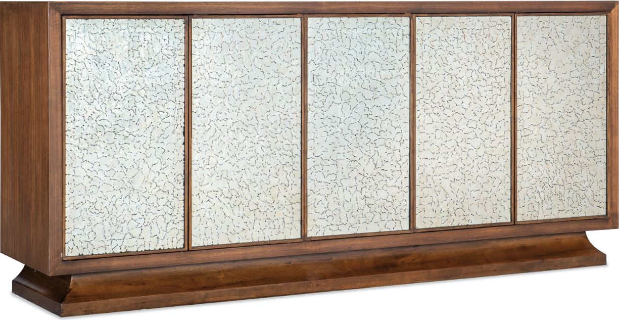 the Hooker Furniture Leopard 628-55071-89 living room entertainment media console is available in Edmonton at McElherans Furniture + Design