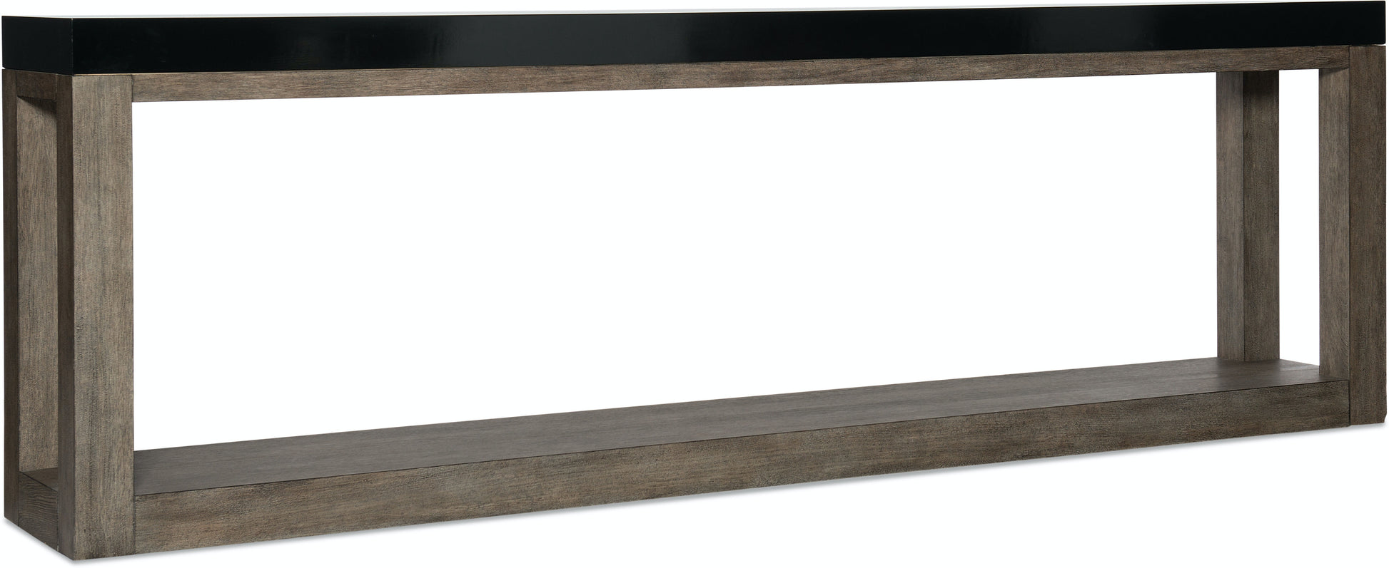 the Hooker Furniture 638-85425-BLK living room occasional console table is available in Edmonton at McElherans Furniture + Design