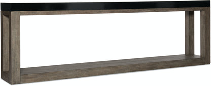 the Hooker Furniture 638-85425-BLK living room occasional console table is available in Edmonton at McElherans Furniture + Design
