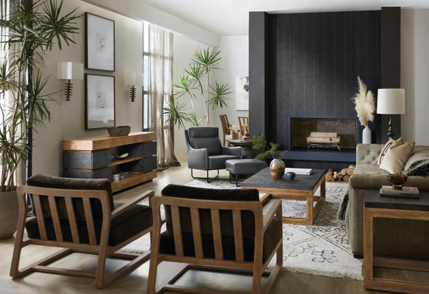 the Hooker Furniture Big Sky 6700-80116-99 living room occasional end table is available in Edmonton at McElherans Furniture + Design