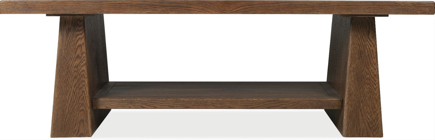 the Hooker Furniture Driftwood 6820-80110-85 living room occasional coffee table is available in Edmonton at McElherans Furniture + Design