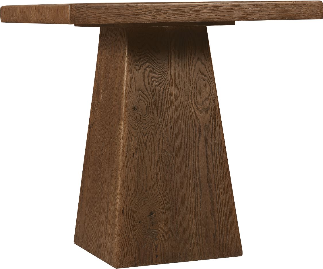 the Hooker Furniture Driftwood 6820-80113-85 living room occasional end table is available in Edmonton at McElherans Furniture + Design