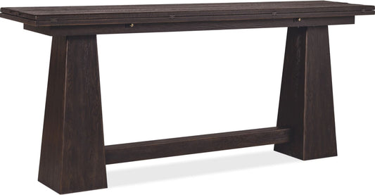 the Hooker Furniture Driftwood 6820-85003-99 living room occasional console table is available in Edmonton at McElherans Furniture + Design