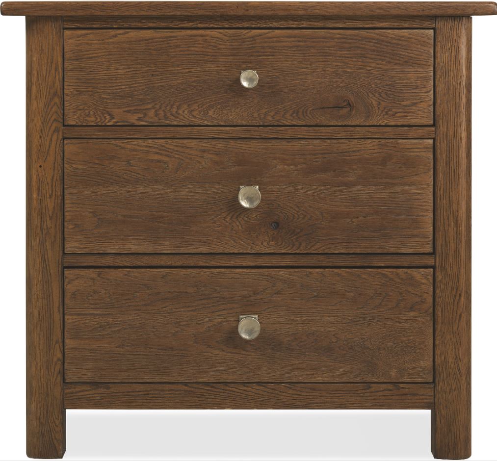 the Hooker Furniture Driftwood 6820-90116-85 bedroom night table is available in Edmonton at McElherans Furniture + Design