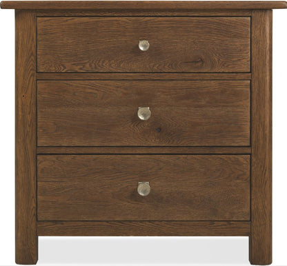 the Hooker Furniture Driftwood 6820-90116-85 bedroom night table is available in Edmonton at McElherans Furniture + Design