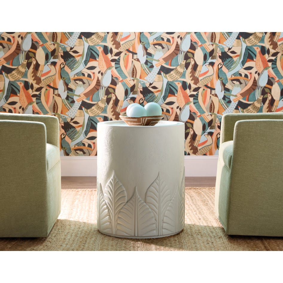 the Hooker Furniture Amelia living room occasional end table is available in Edmonton at McElherans Furniture + Design