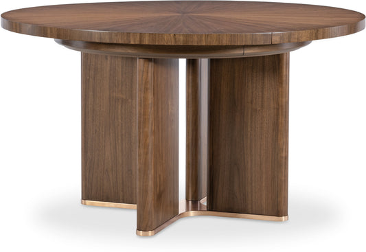 the Hooker Furniture Eleana 7252-75203-85 dining room table is available in Edmonton at McElherans Furniture + Design