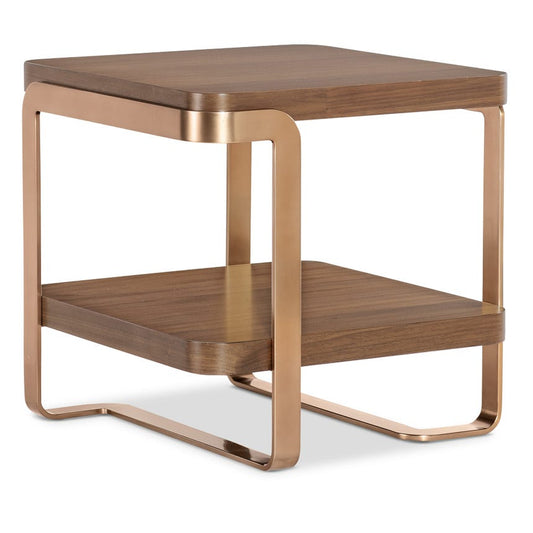 the Hooker Furniture Eleana 7252-80313-85 living room occasional end table is available in Edmonton at McElherans Furniture + Design