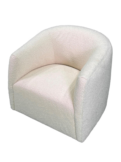 the HF Custom Nova living room upholstered swivel chair is available in Edmonton at McElherans Furniture + Design