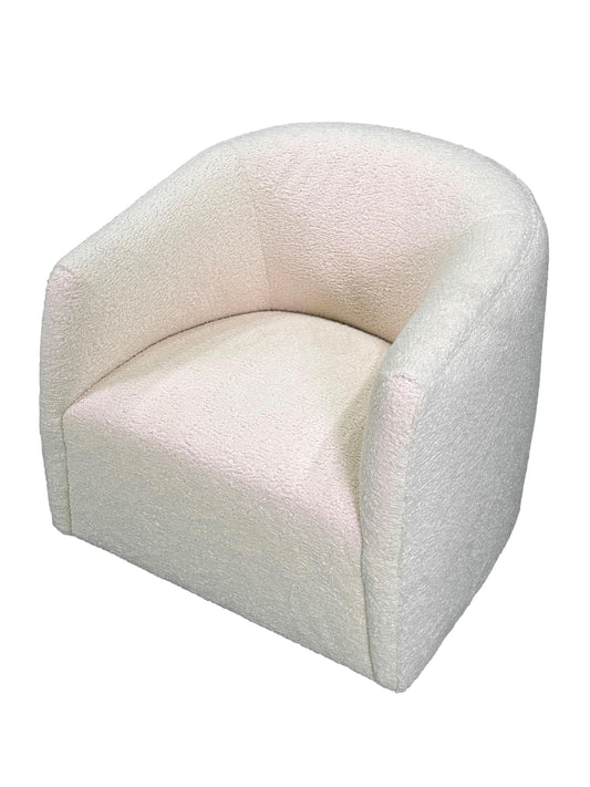 the HF Custom Nova living room upholstered swivel chair is available in Edmonton at McElherans Furniture + Design