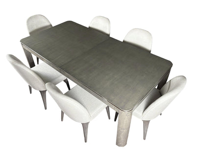 the Hudson 7 Piece Dining Room is available in Edmonton at McElherans Furniture + Design
