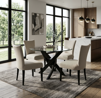 the Bermex CB-1371 dining room chair is available in Edmonton at McElherans Furniture + Design