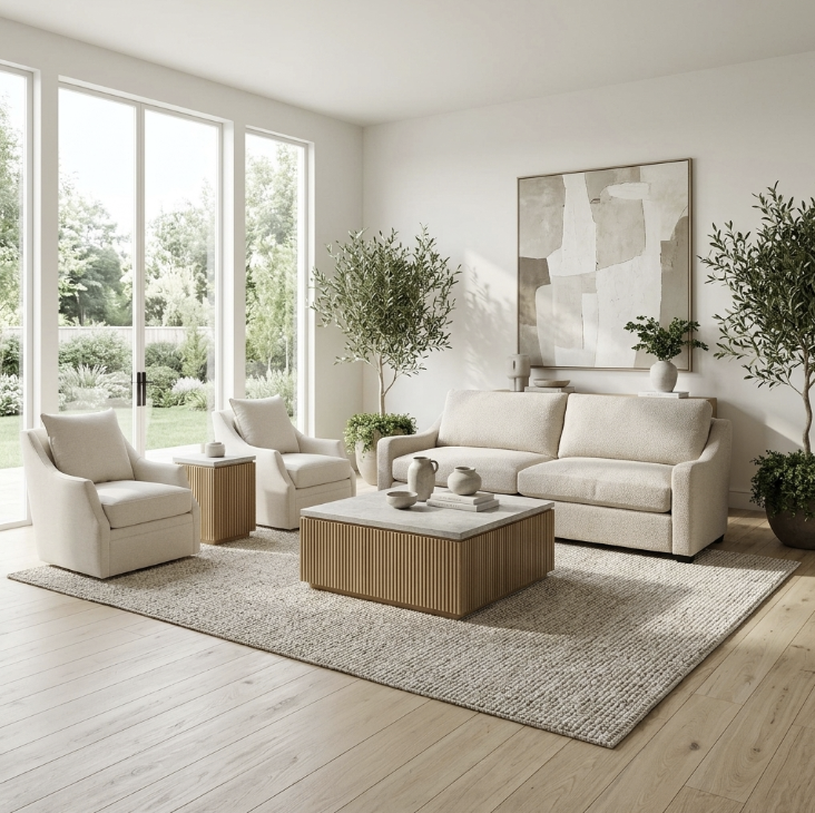 the Brentwood Montgomery living room upholstered sofa is available in Edmonton at McElherans Furniture + Design