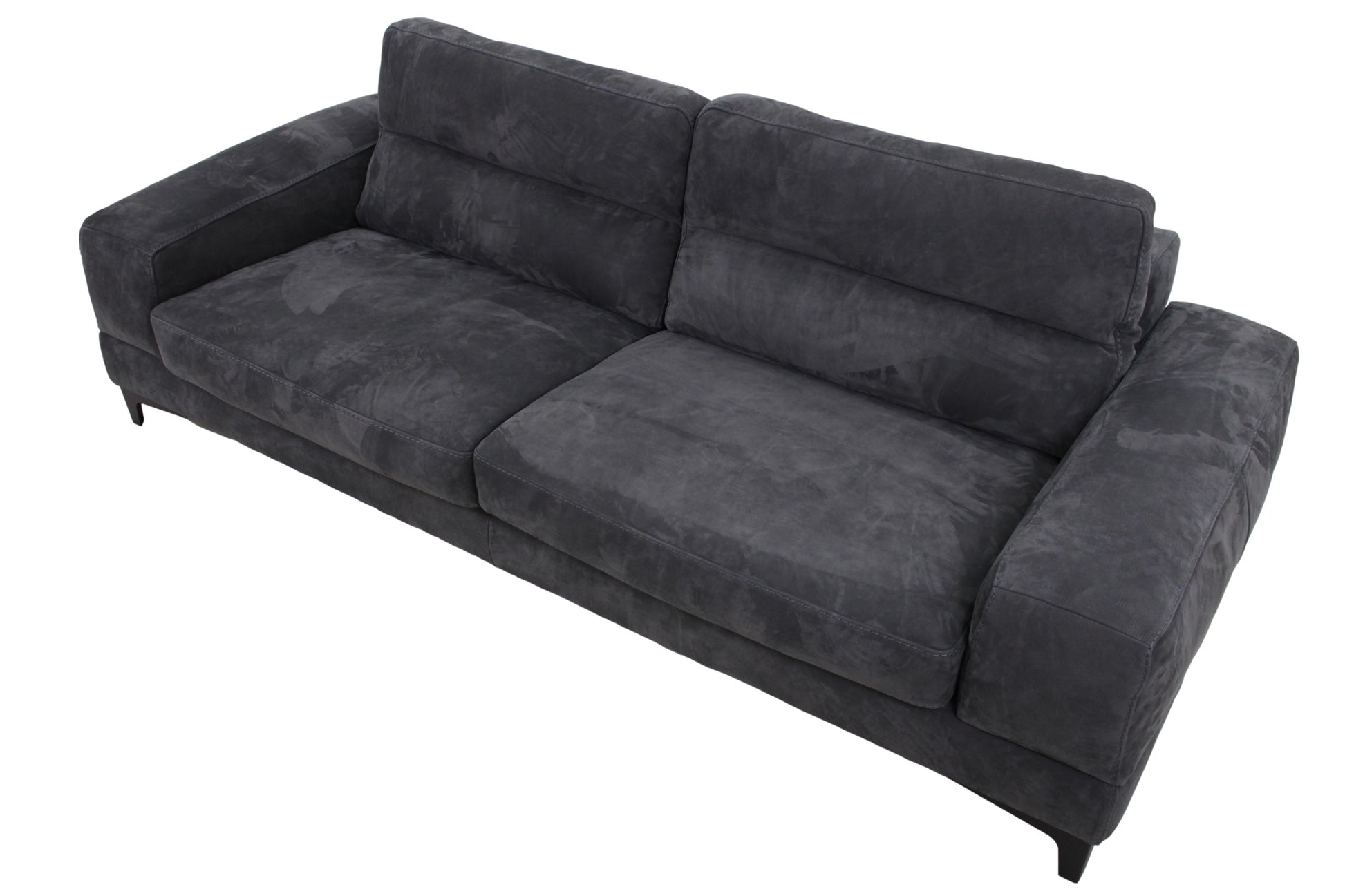 the Incanto Italia I563 living room leather sofa is available in Edmonton at McElherans Furniture + Design