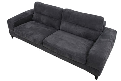 the Incanto Italia  contemporary I563 living room leather upholstered sofa is available in Edmonton at McElherans Furniture + Design