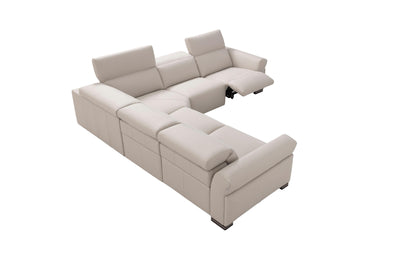 the Incanto Italia transitional I873-V901/118V834V705V902 living room leather upholstered sectional is available in Edmonton at McElherans Furniture + Design