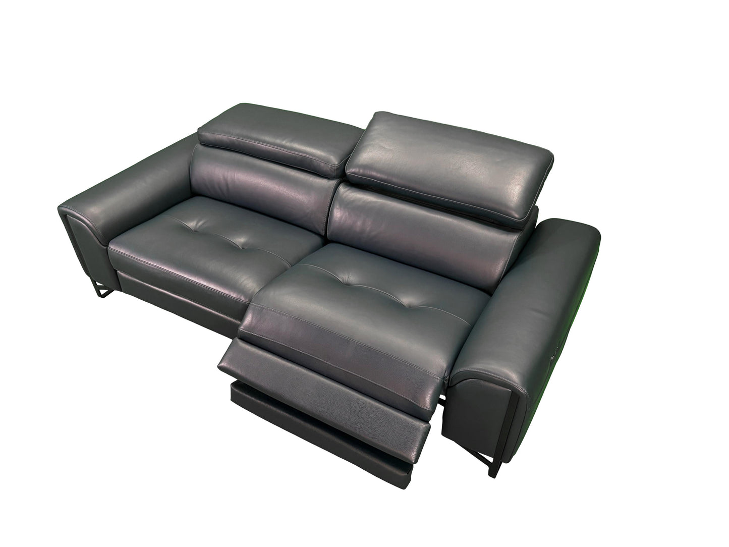 the Incanto Italia Estela living room reclining sofa is available in Edmonton at McElherans Furniture + Design