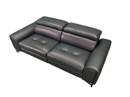 the Incanto Italia Estela living room reclining sofa is available in Edmonton at McElherans Furniture + Design