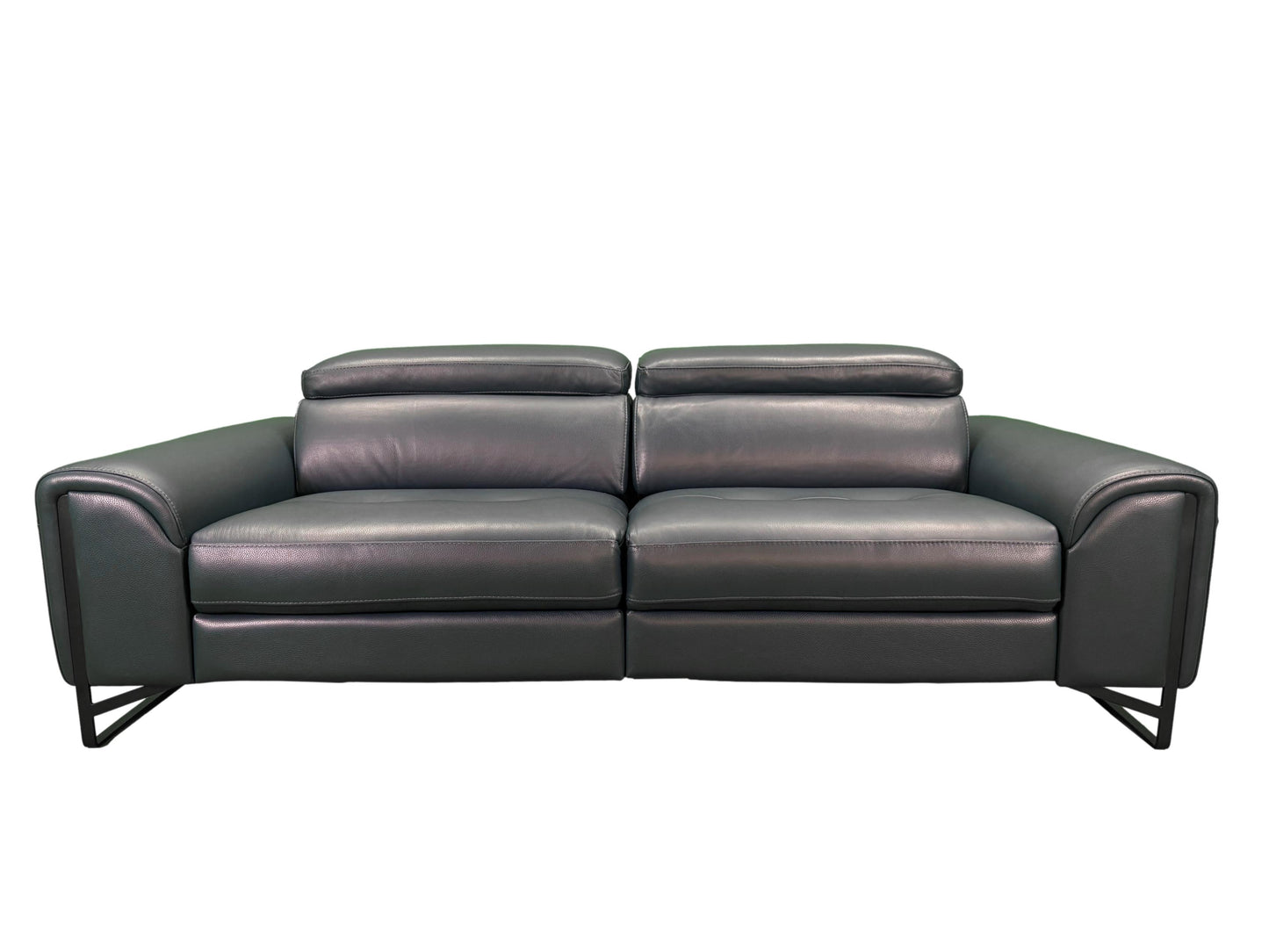 the Incanto Italia Estela living room reclining sofa is available in Edmonton at McElherans Furniture + Design