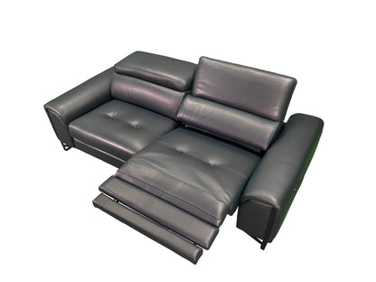 the Incanto Italia Estela living room reclining sofa is available in Edmonton at McElherans Furniture + Design