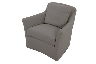 the Jessica Charles Selectives classic / traditional Addison living room upholstered swivel chair is available in Edmonton at McElherans Furniture + Design