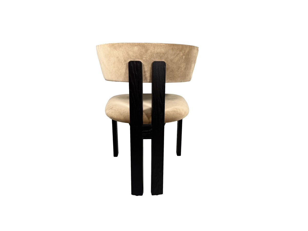 the MIlan dining room chair is available in Edmonton at McElherans Furniture + Design