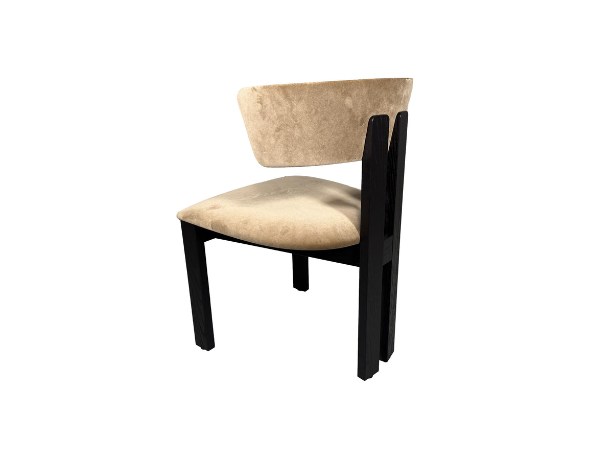 the MIlan dining room chair is available in Edmonton at McElherans Furniture + Design