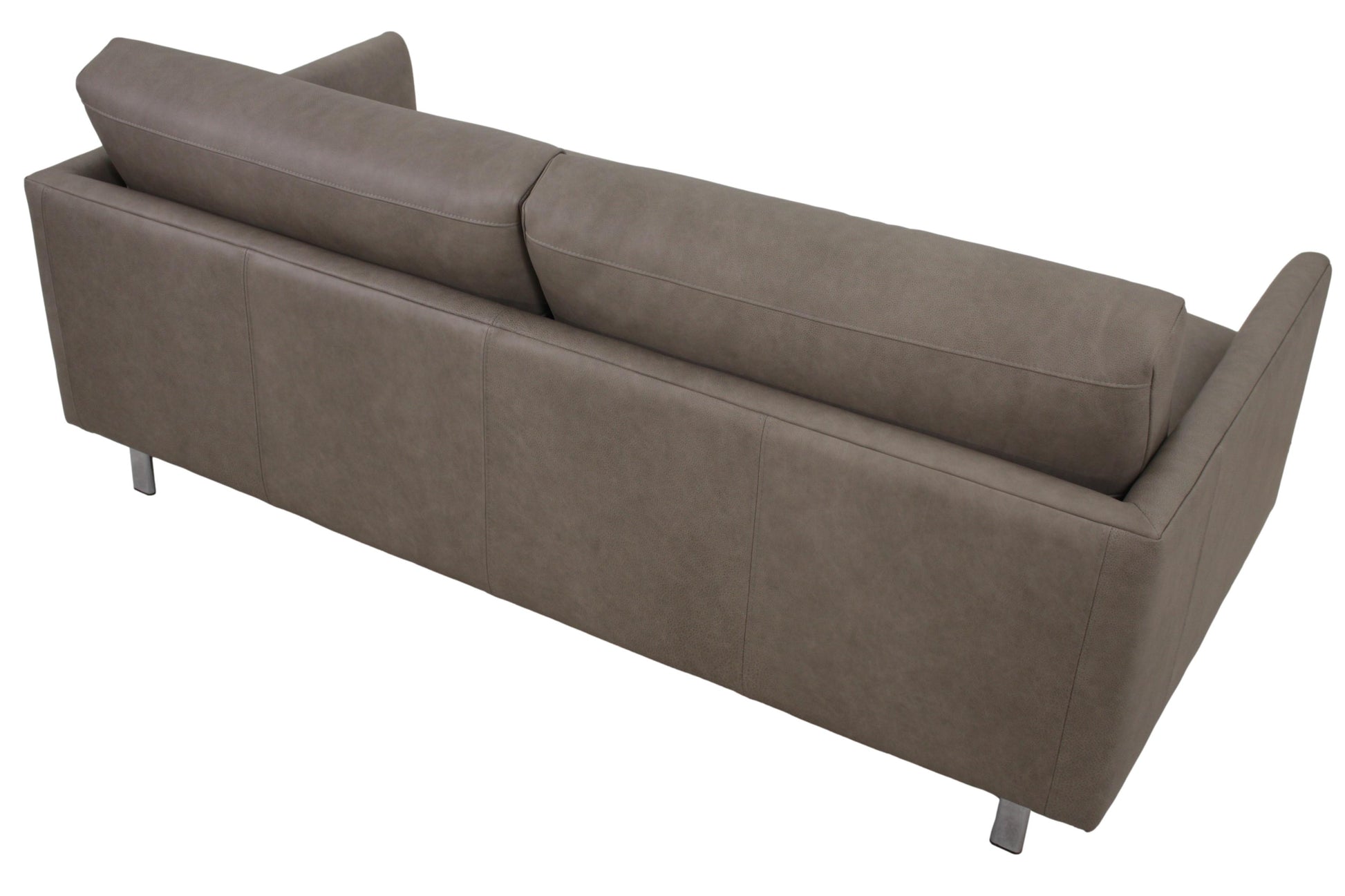 the Marcantonio Axel living room leather sofa is available in Edmonton at McElherans Furniture + Design