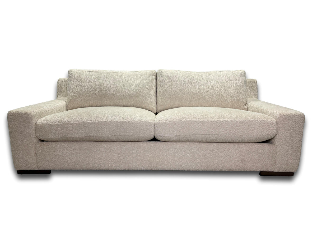 the Marcantonio Donatello living room upholstered sofa is available in Edmonton at McElherans Furniture + Design
