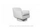 the Marcantonio La Medusa living room upholstered chair is available in Edmonton at McElherans Furniture + Design