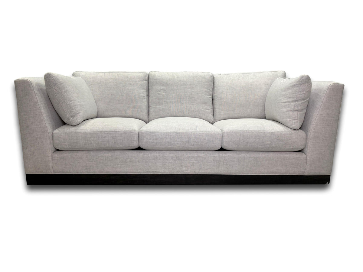 the Marcantonio Parker living room upholstered sofa is available in Edmonton at McElherans Furniture + Design