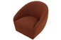Marcantonio Tulip living room upholstered swivel chair