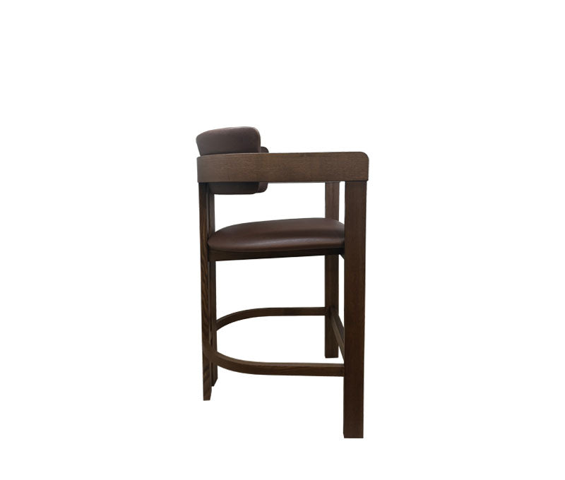 the Milan dining room bar stool is available in Edmonton at McElherans Furniture + Design