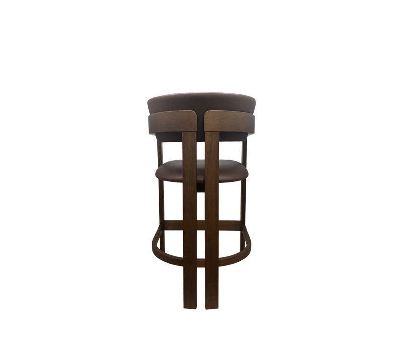 the Milan dining room bar stool is available in Edmonton at McElherans Furniture + Design