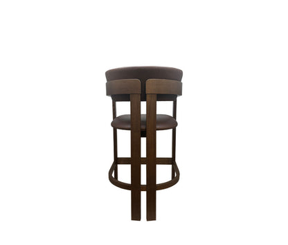 the Milan dining room bar stool is available in Edmonton at McElherans Furniture + Design