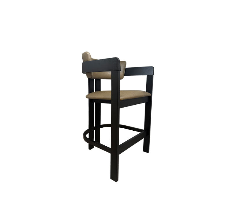 the Milan dining room bar stool is available in Edmonton at McElherans Furniture + Design