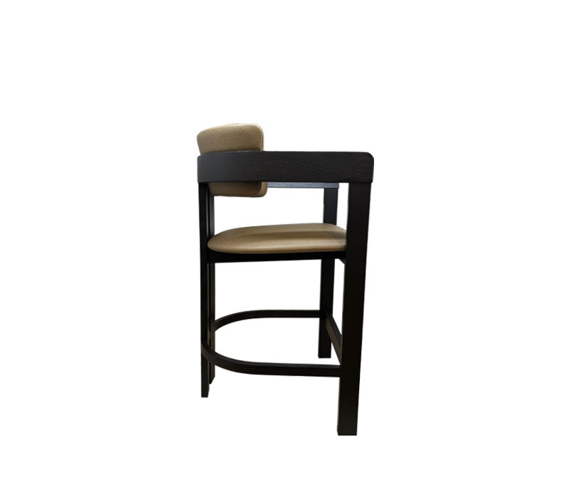 the Milan dining room bar stool is available in Edmonton at McElherans Furniture + Design