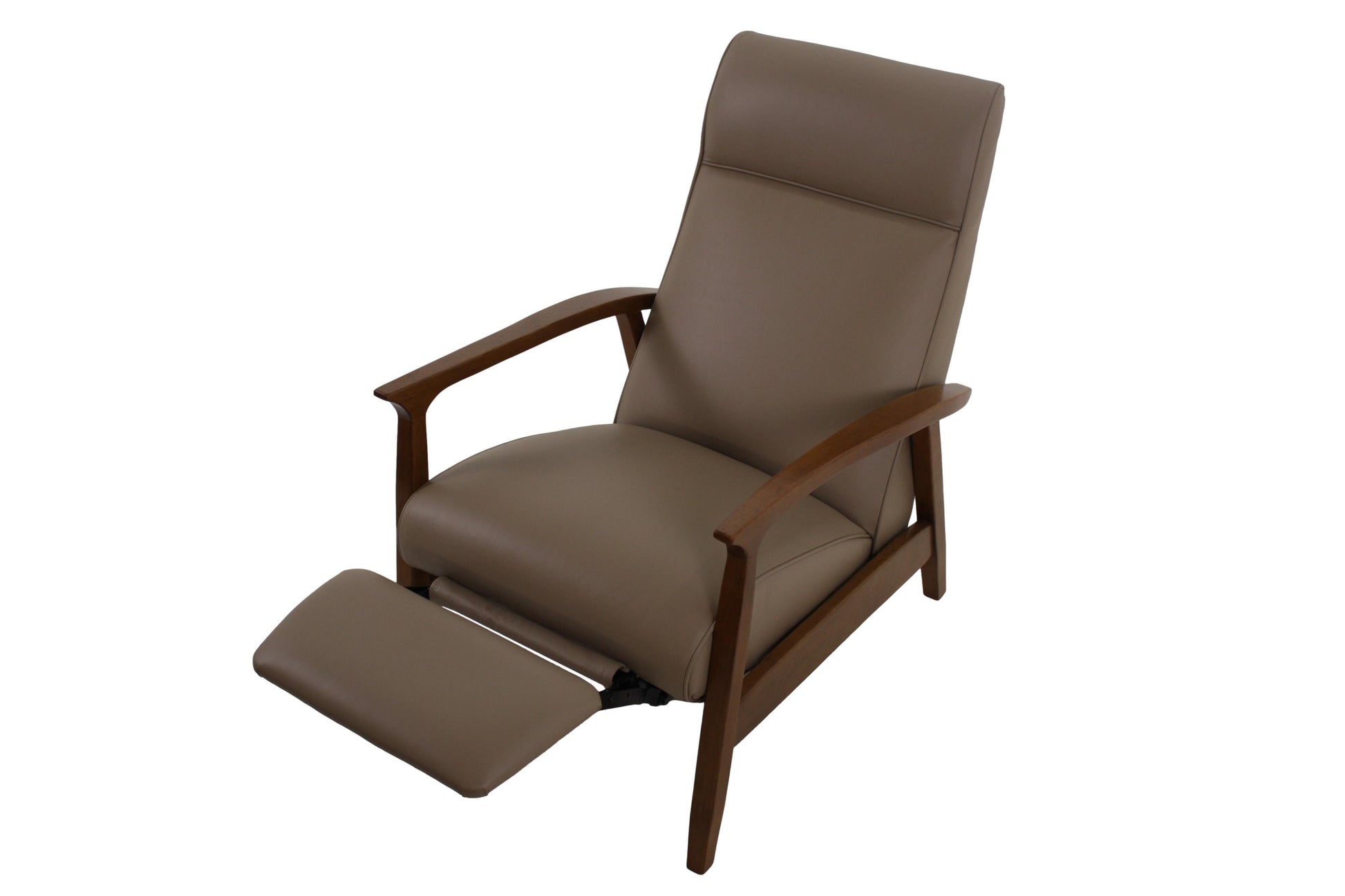 the Motioncraft Retro living room reclining chair is available in Edmonton at McElherans Furniture + Design